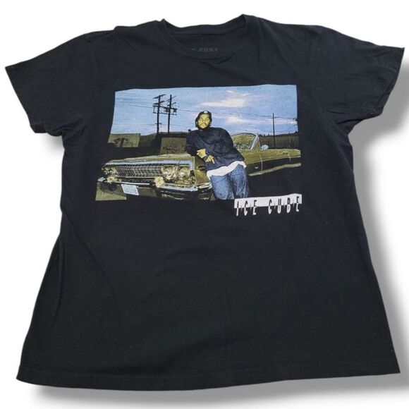 Ice Cube Shirt Size Medium Women's T-Shirt Ice Cube Rap Tee Hip Hop Graphic Tee - Picture 1 of 5